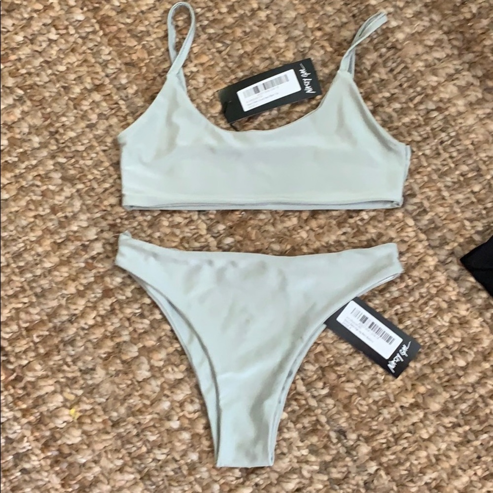 Baby blue two piece
